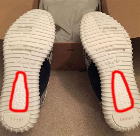 how to tell if yeezy shoes are fake|bottom of real yeezys.